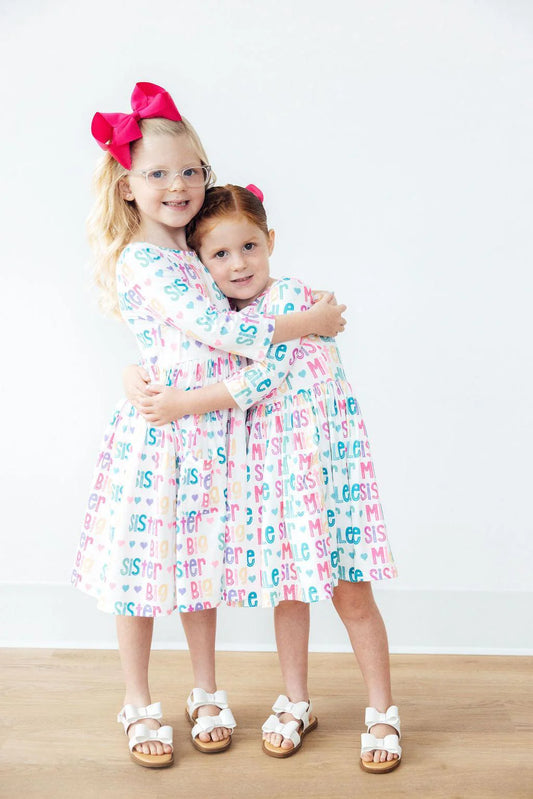 MR Big Sister 3/4 Twirl Dress