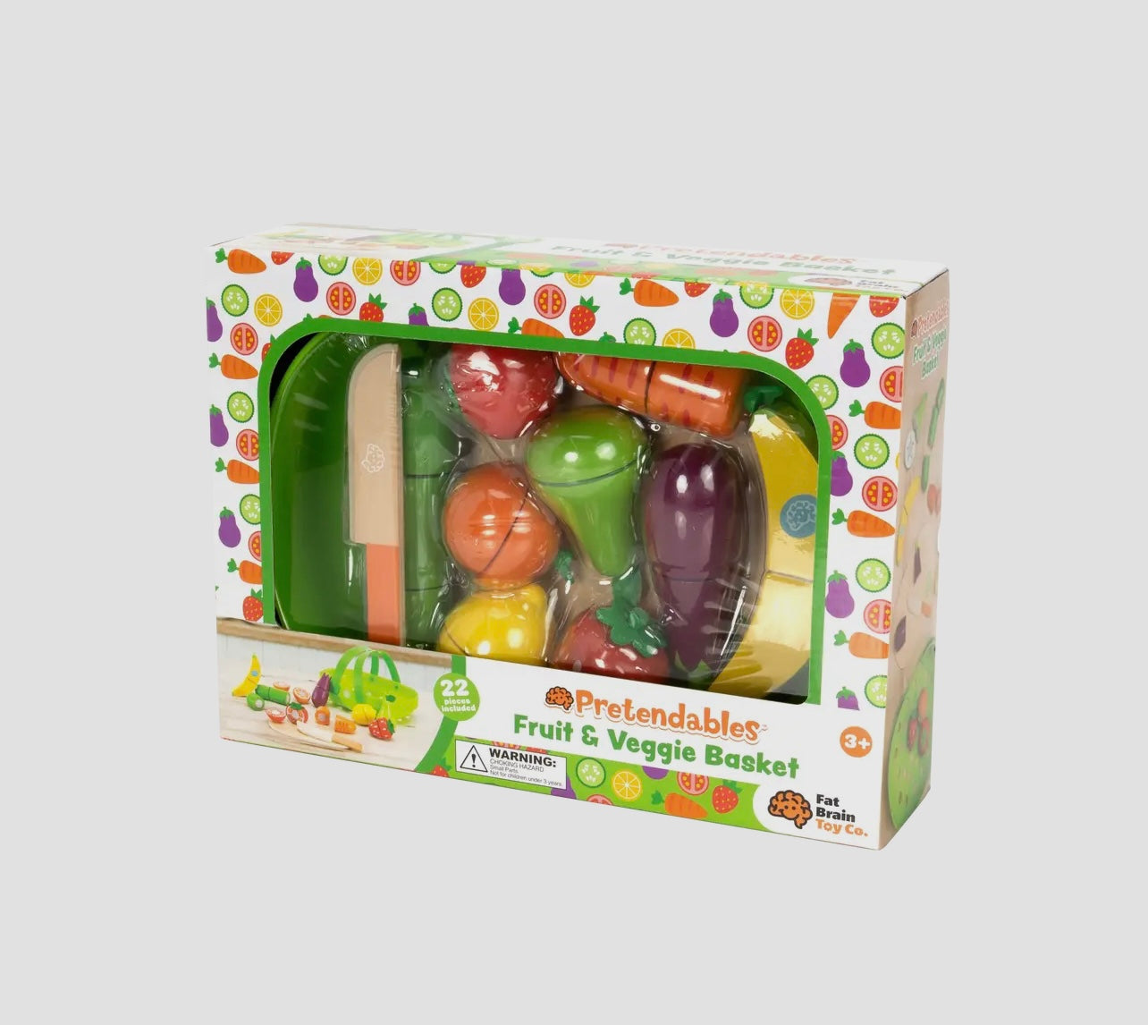 Fat Brain Pretendables Fruit & Veggie Basket