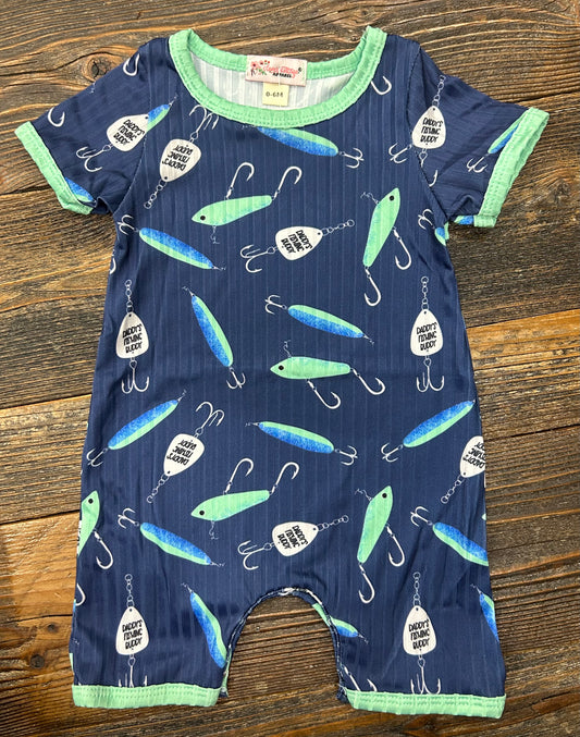 Daddy's Fishing Buddy Romper