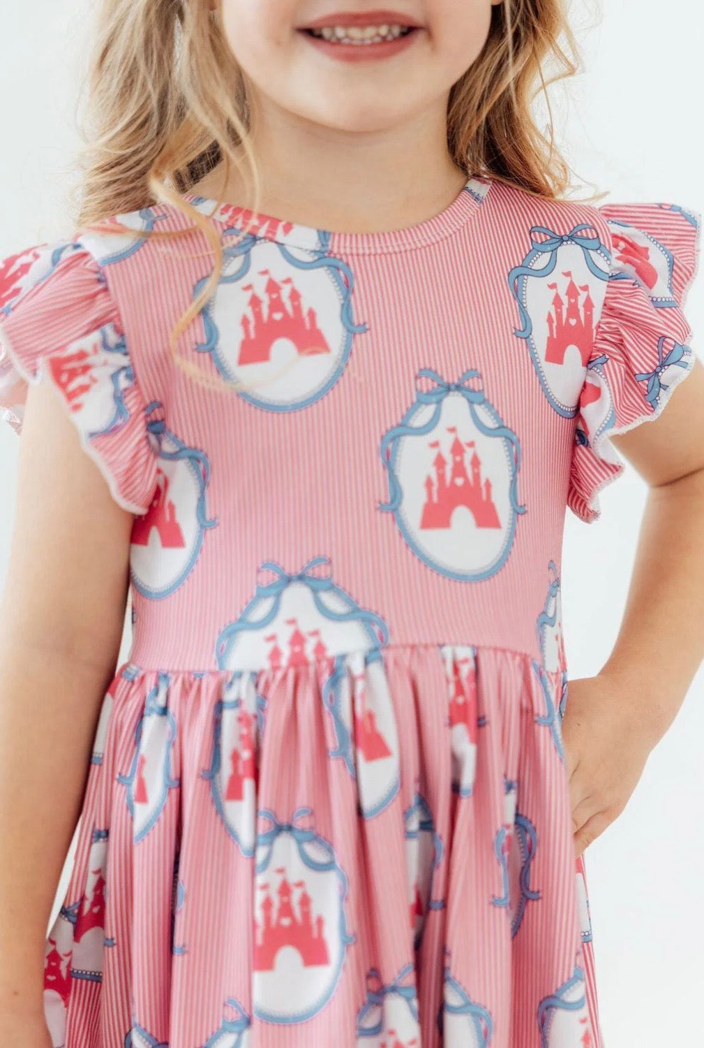 M&R Once Upon A Castle Flutter Sleeve Twirl Dress