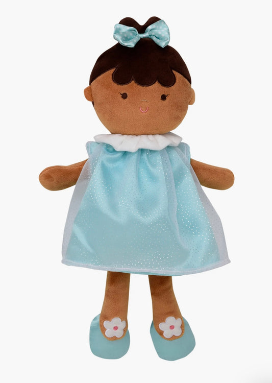 Little Me Organza Doll with Blue Dress