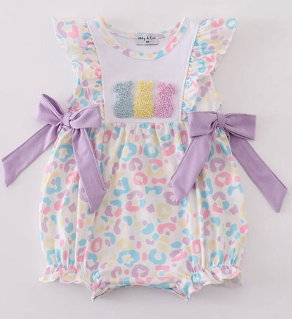Lilac Floral Easter Bunny Bubble