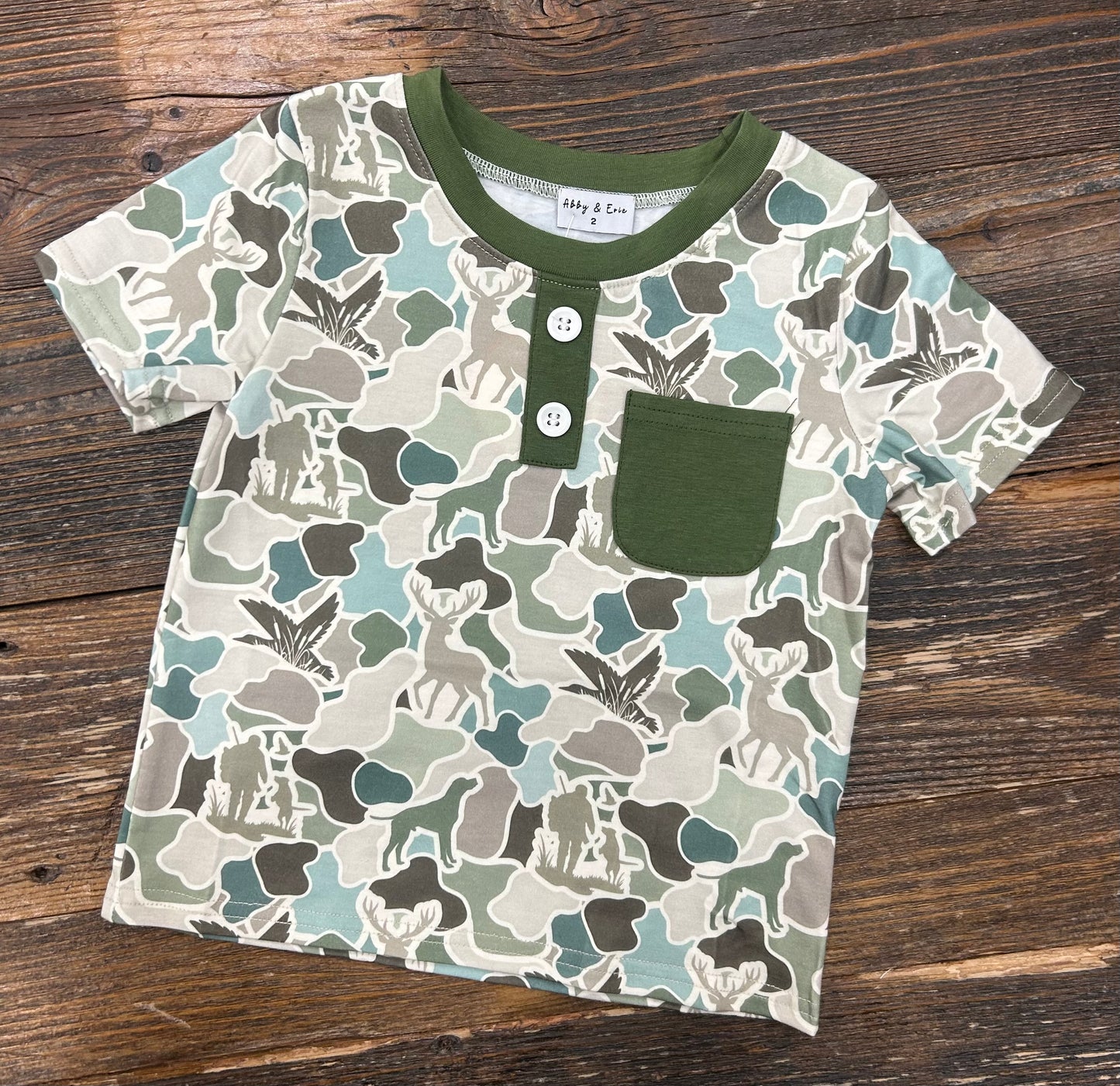Camo Duck Pocket Tee