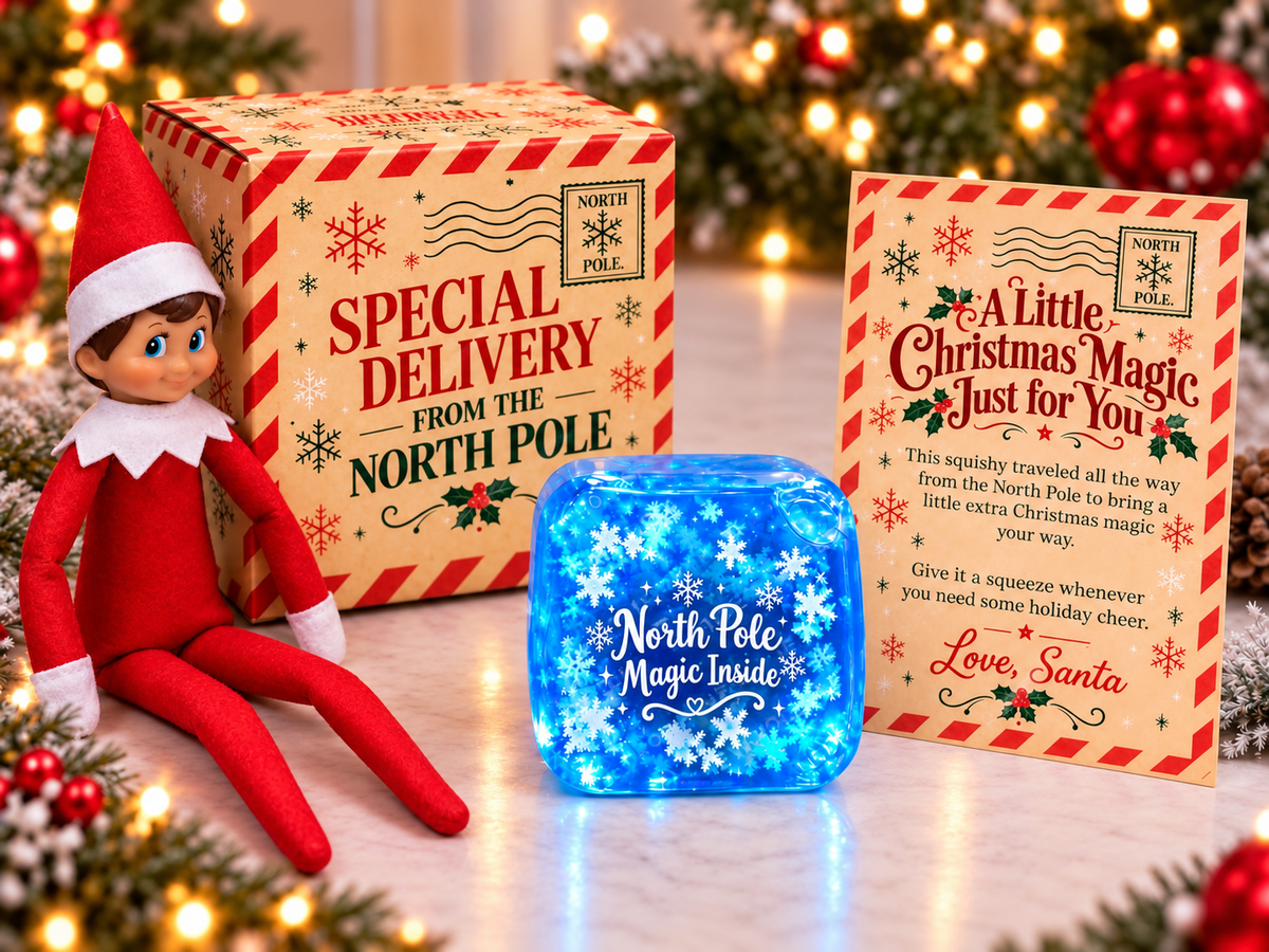 North Pole Magic Squeedoh Cube