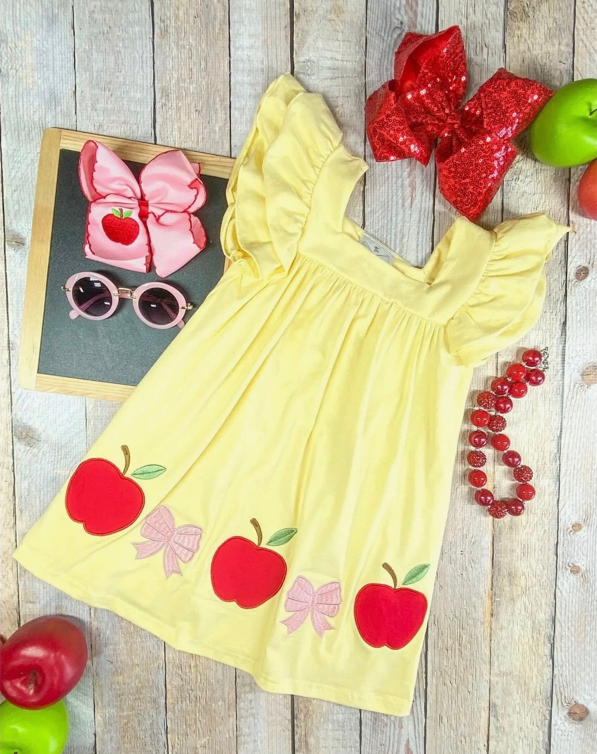 Apples + Bows Dress