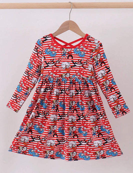 Red Seuss Bamboo Dress