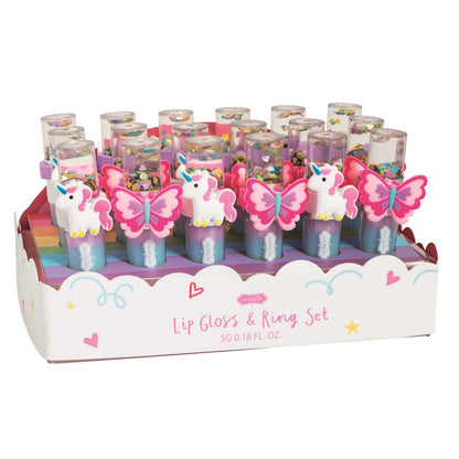 Mudpie Lip Gloss & Ring Set