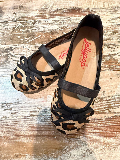 JellyPop Darania Leopard Knitted Slip On