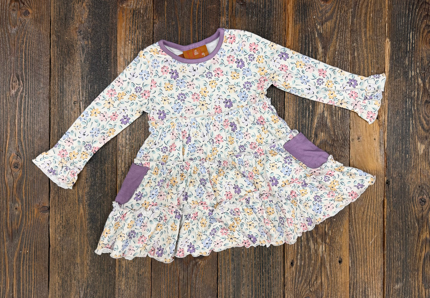 Millie Jay Mini Meadow Floral Layered Dress (562)