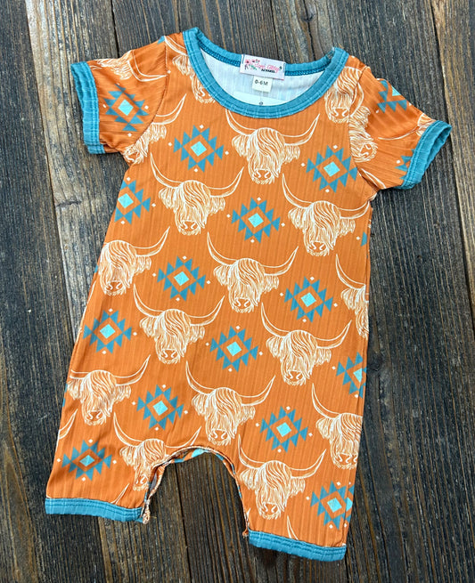 Copper Highland Romper