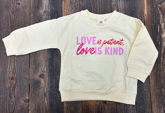 Cream Love Pullover