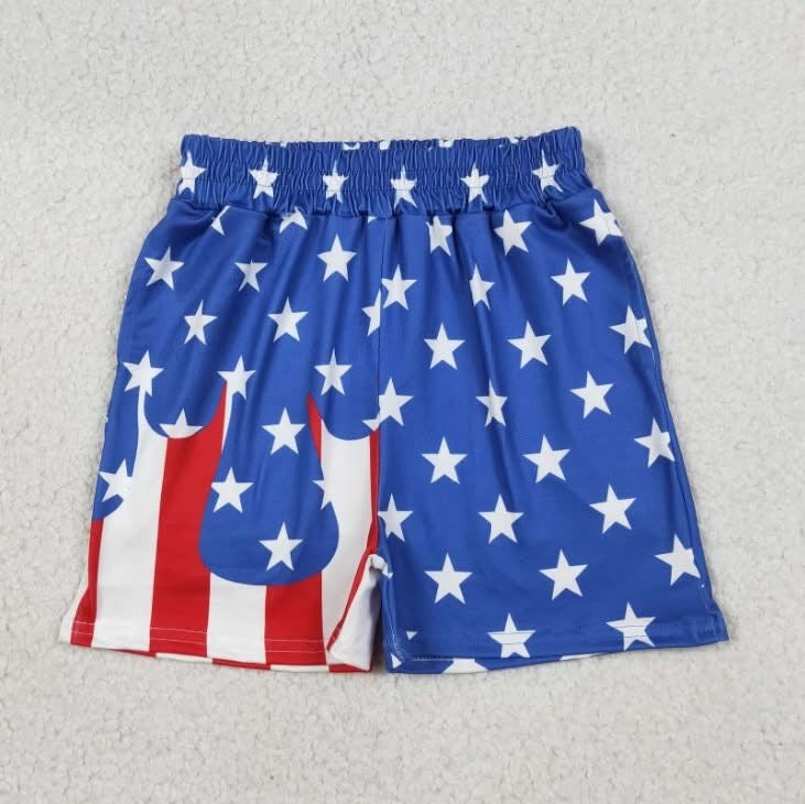 RWB Drip Star Shorts