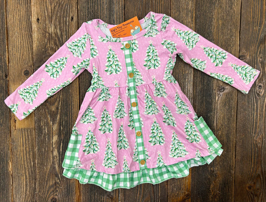 Pink Evergreen Dress