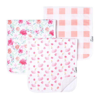 Copper Pearl Burp Cloths