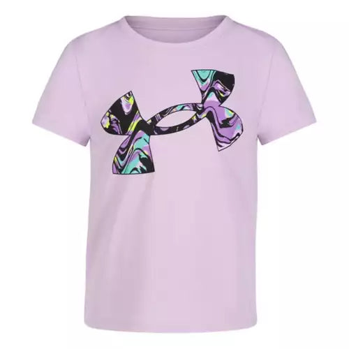 Under Armour Purple Ace Dyed Map Logo Tee