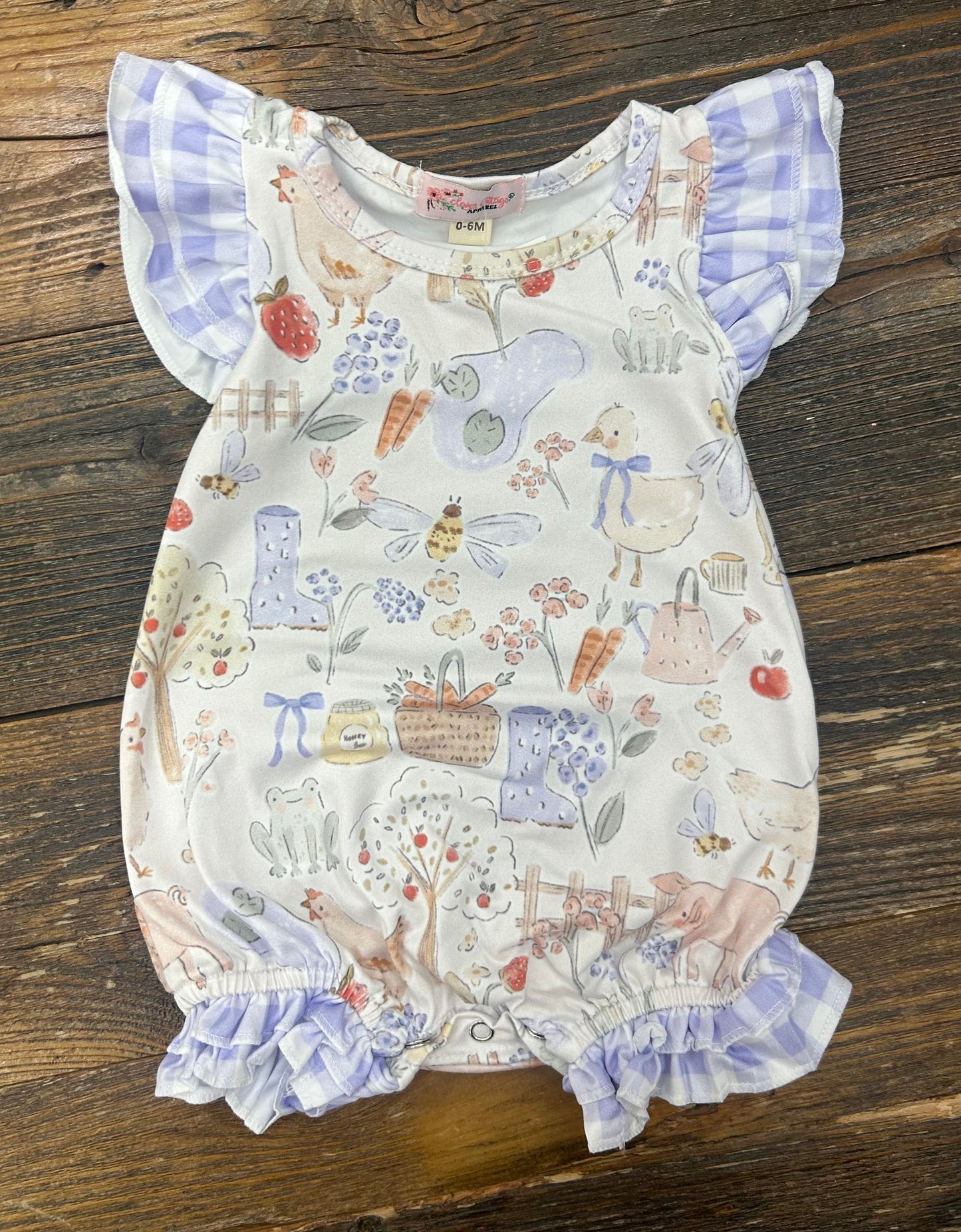 Periwinkle Farm Ruffle Romper