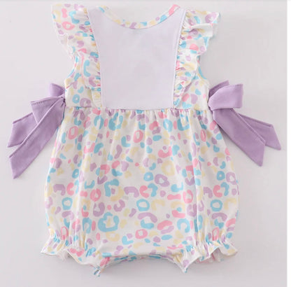 Lilac Floral Easter Bunny Bubble