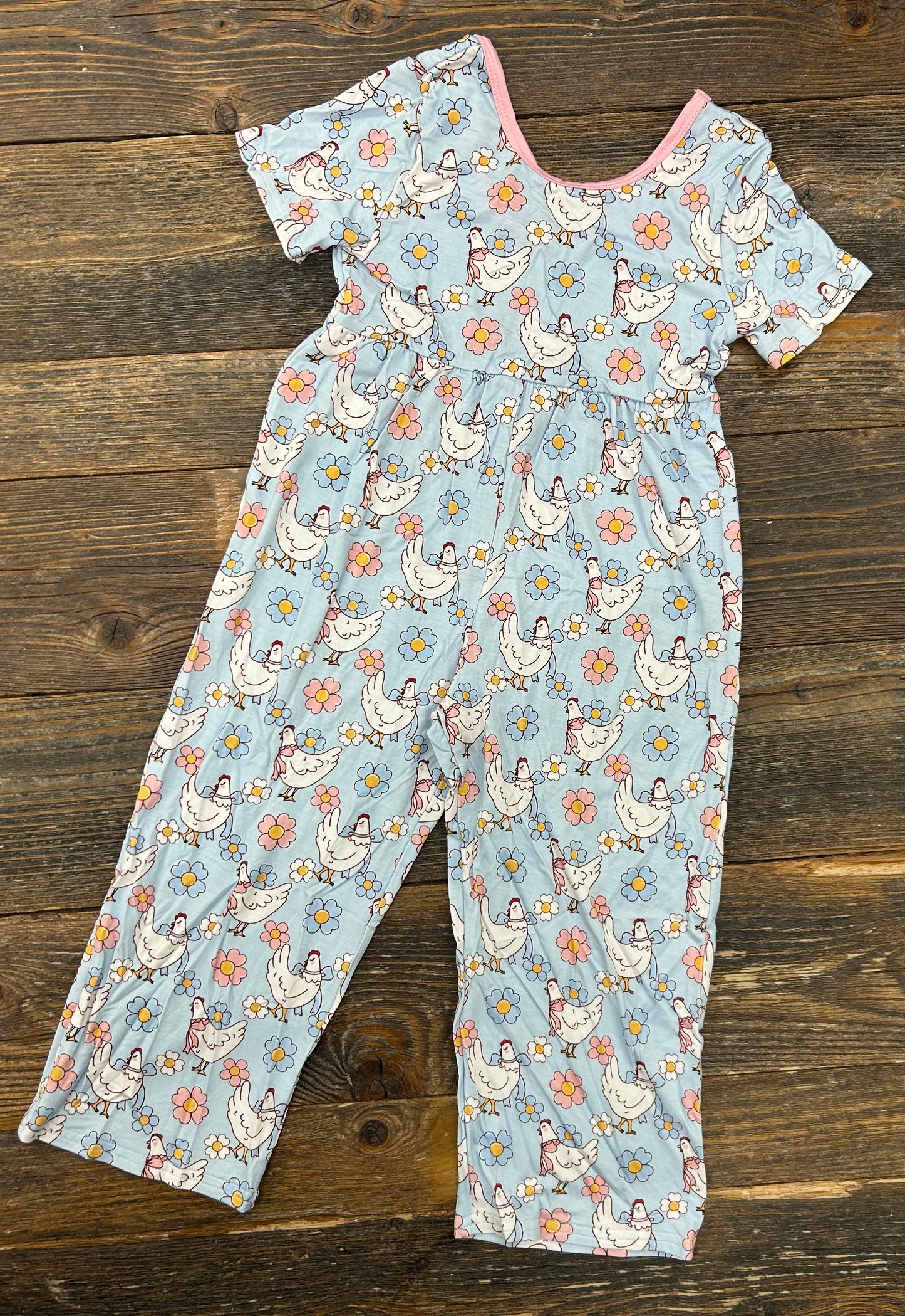 Blue Chicken Floral Jumper