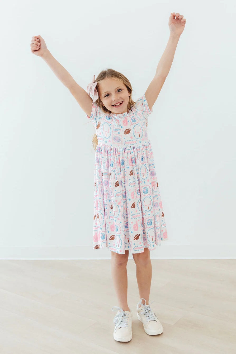 MR Game Day Girlie S/S Pocket Twirl Dress