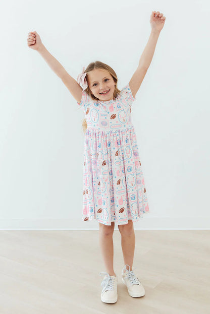 MR Game Day Girlie S/S Pocket Twirl Dress