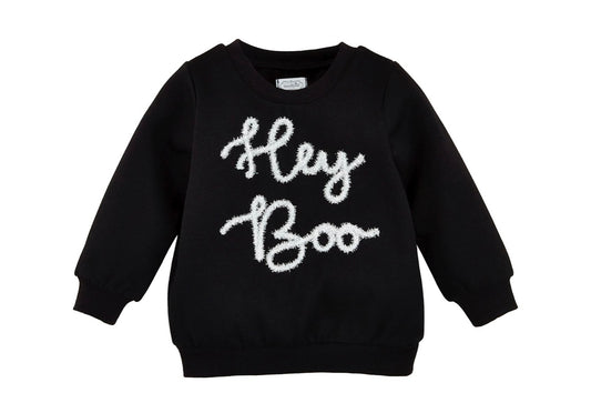 Mudpie Hey Boo Sweatshirt