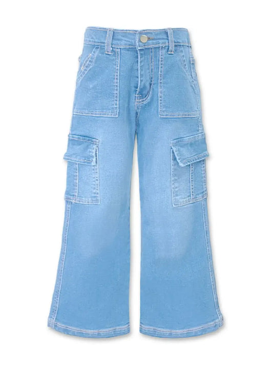 CP Toddler Light Denim Cargo Jeans