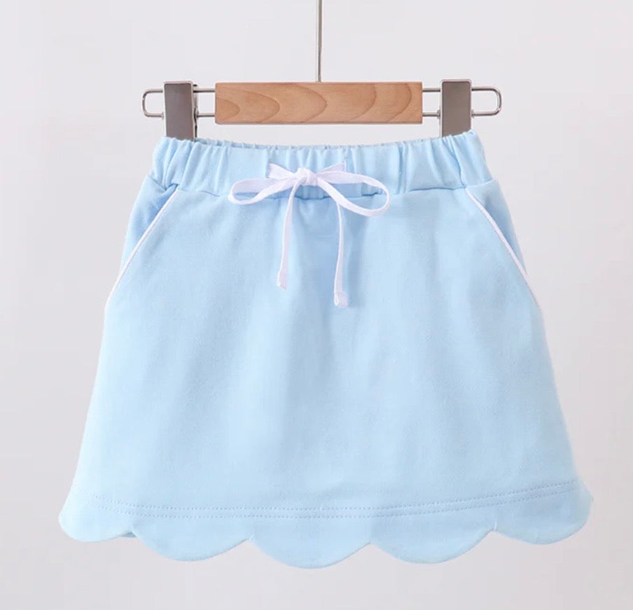 Scallop Bow Skort