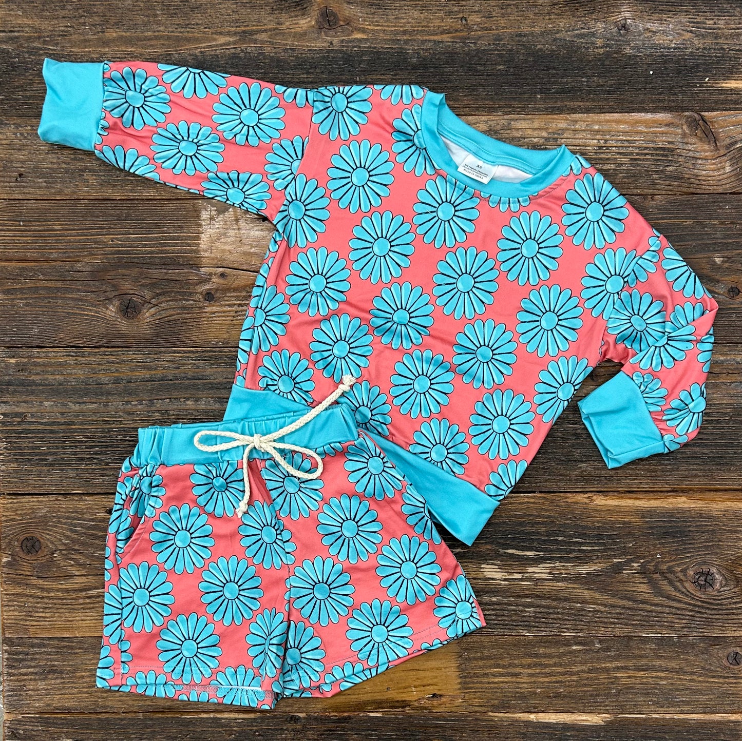 Coral Concho Short Set