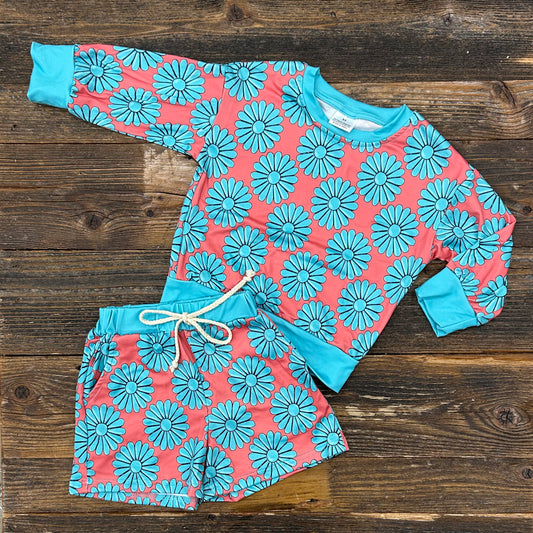 Coral Concho Short Set