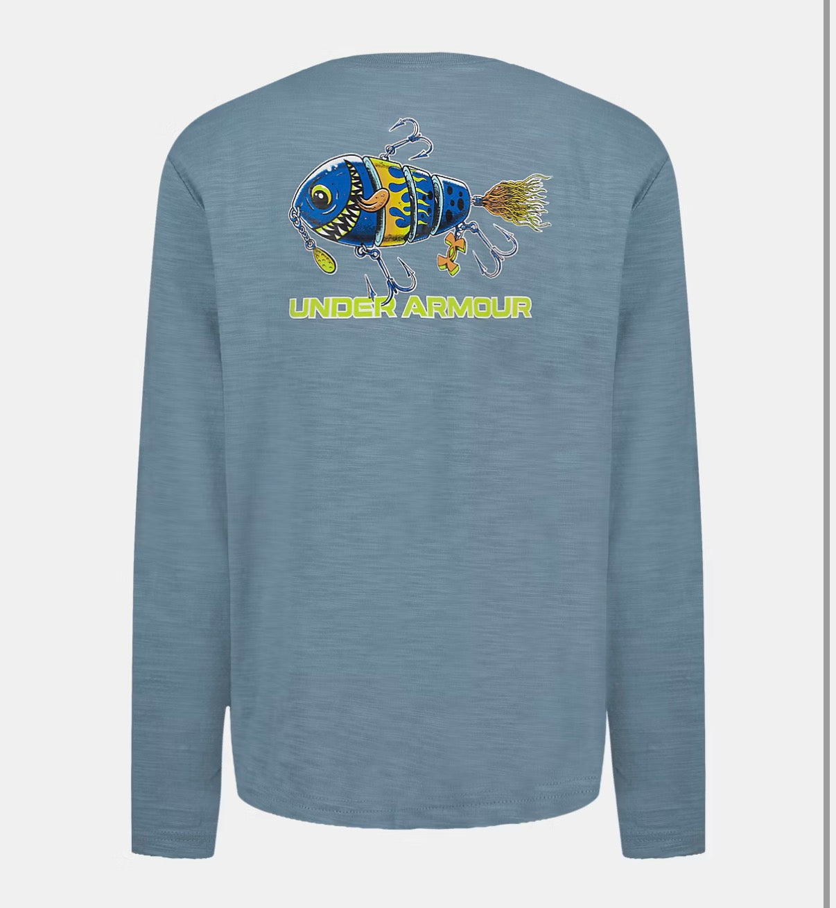 Under Armour Blue Wind Fishing Lure Longsleeve