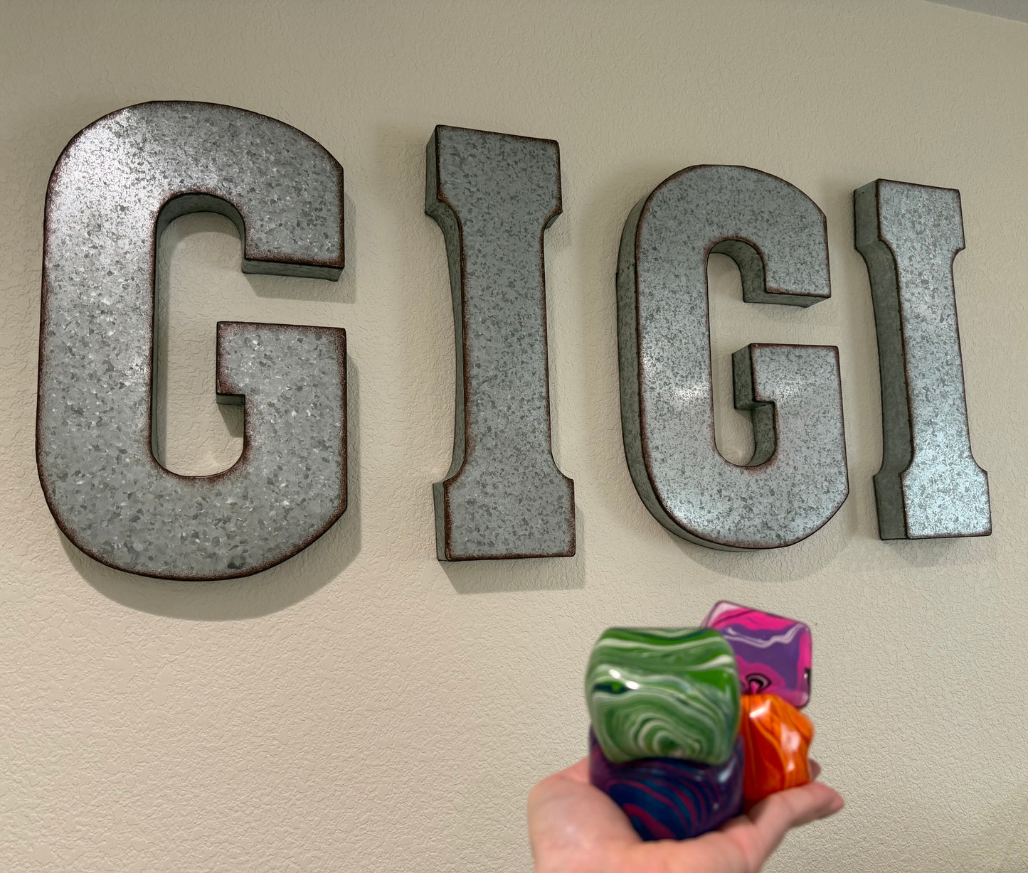 Squishy Watercolor Cubes