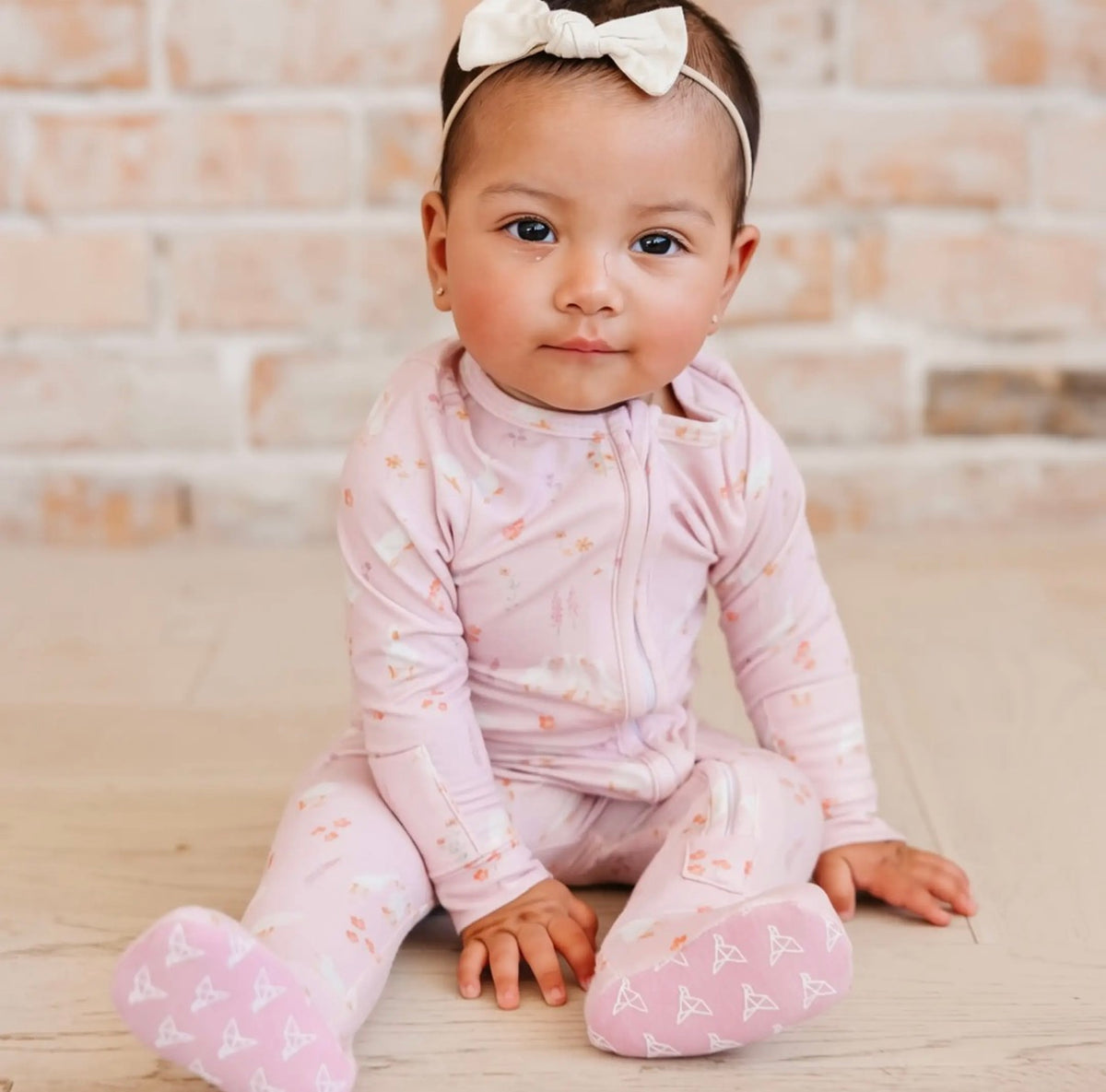 Copper Pearl Gigi Convertible Footie