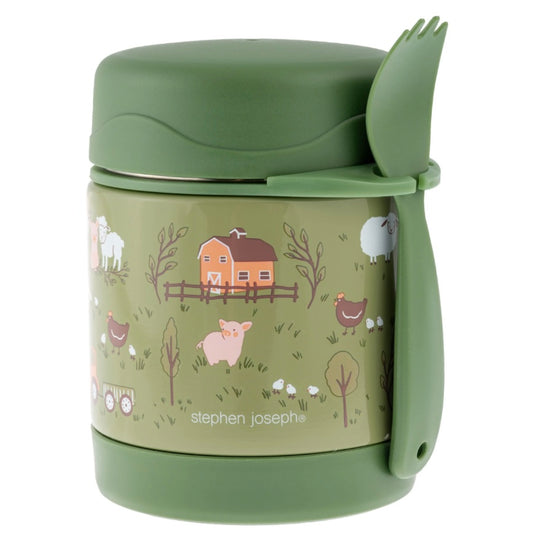 Stephen Joseph Farm Insulated Food Jar