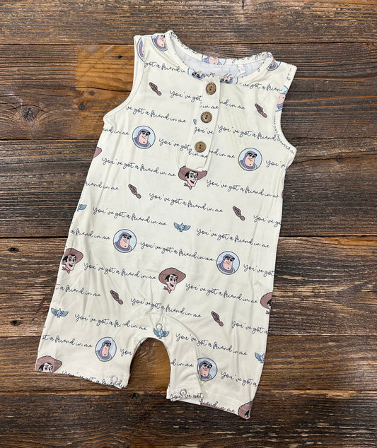 Friend In Me Tank Romper