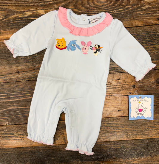 Three Sisters Bear & Friends Girls Romper