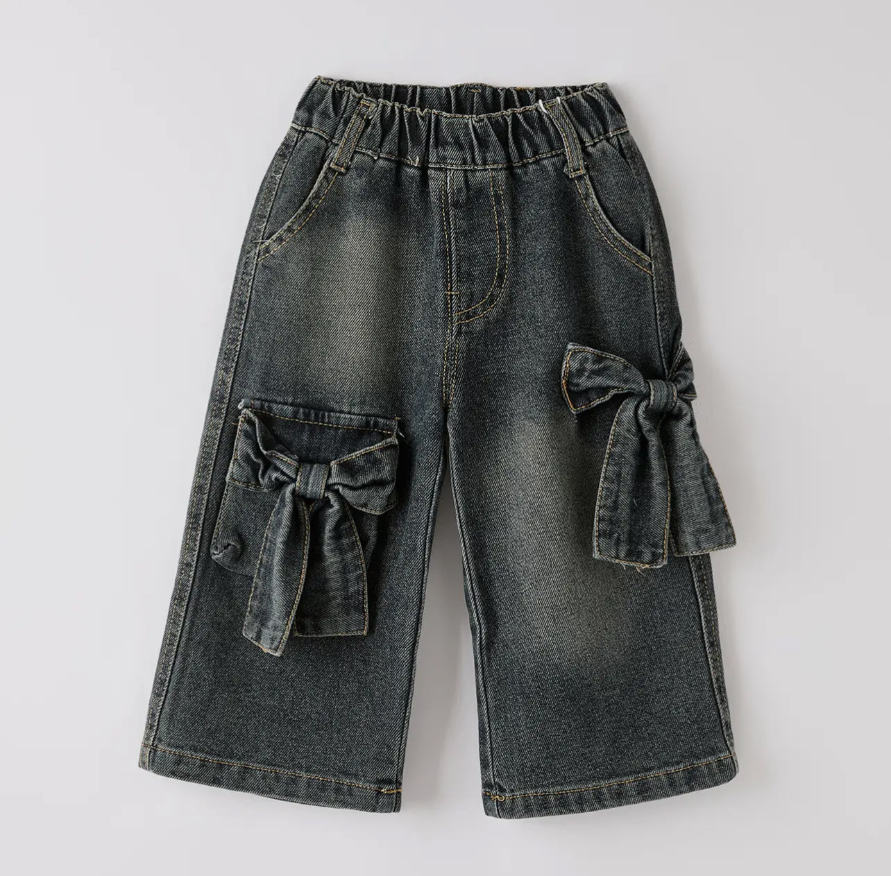 Bow Wide Leg Jean