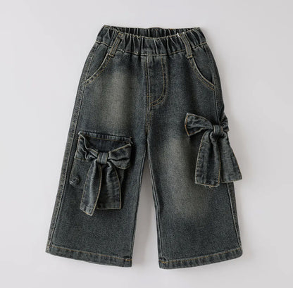 Bow Wide Leg Jean