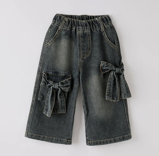 Bow Wide Leg Jean