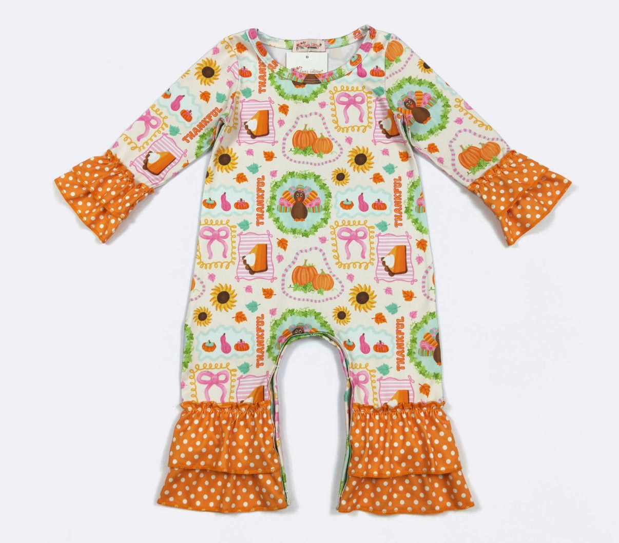 CC Thankful Turkey Romper