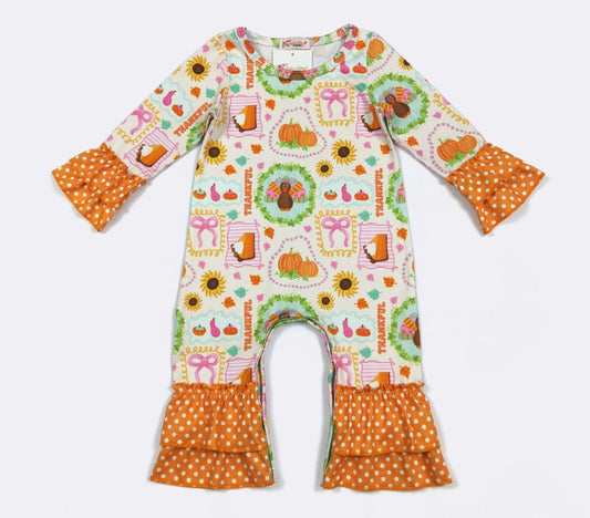 CC Thankful Turkey Romper