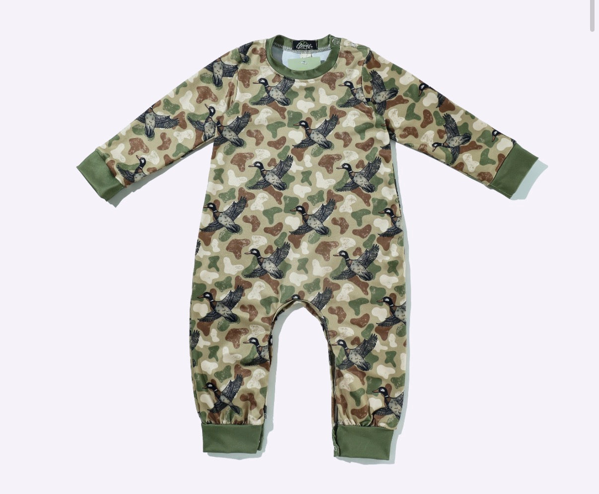 CC LS Camo Duck Romper