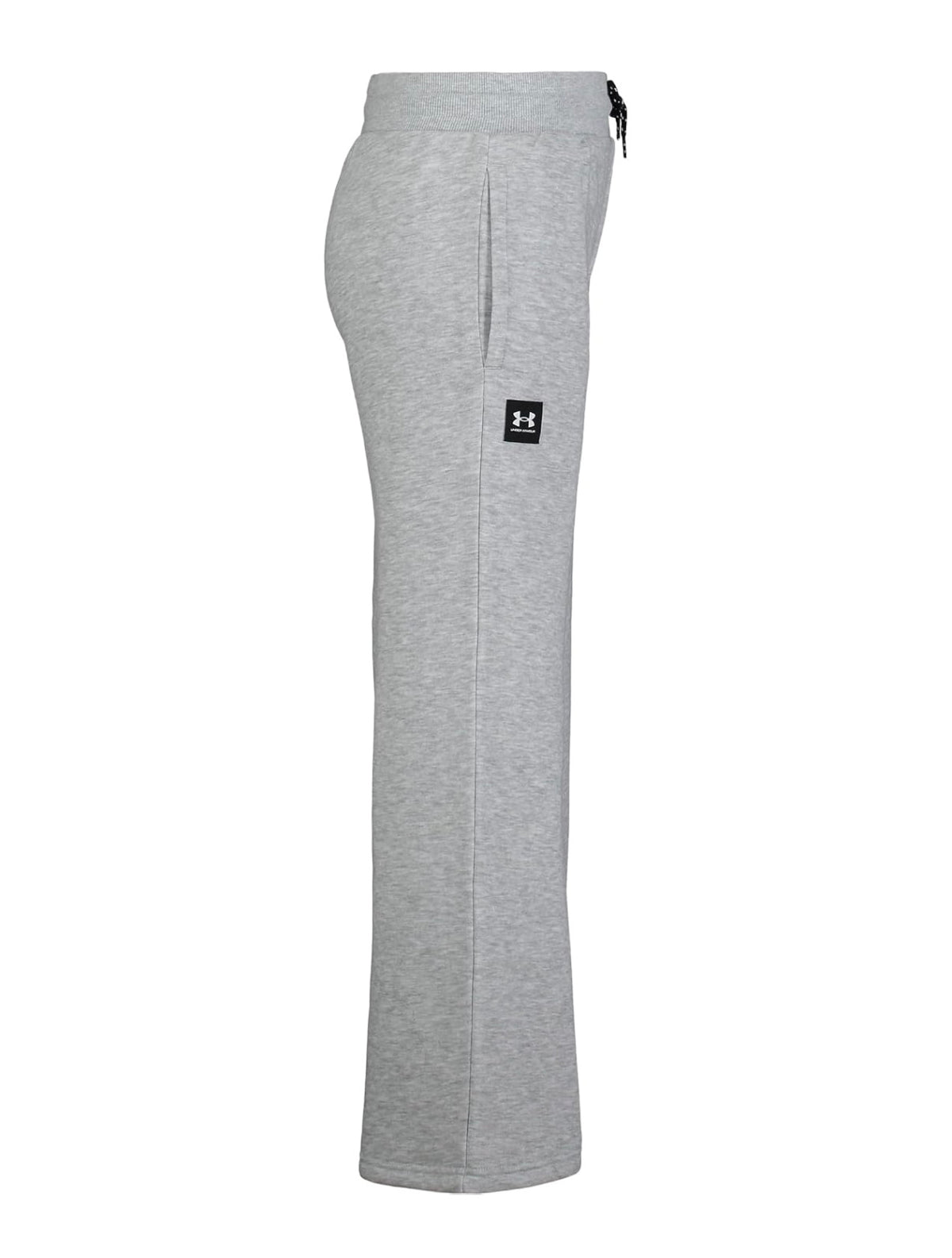 Under Armour Mod Gray Girl's Wide Leg Fleece Sweatpants