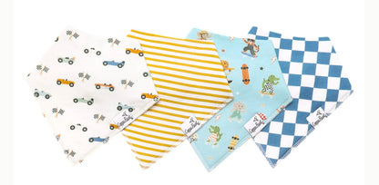 Copper Pearl Bandana Bib Sets