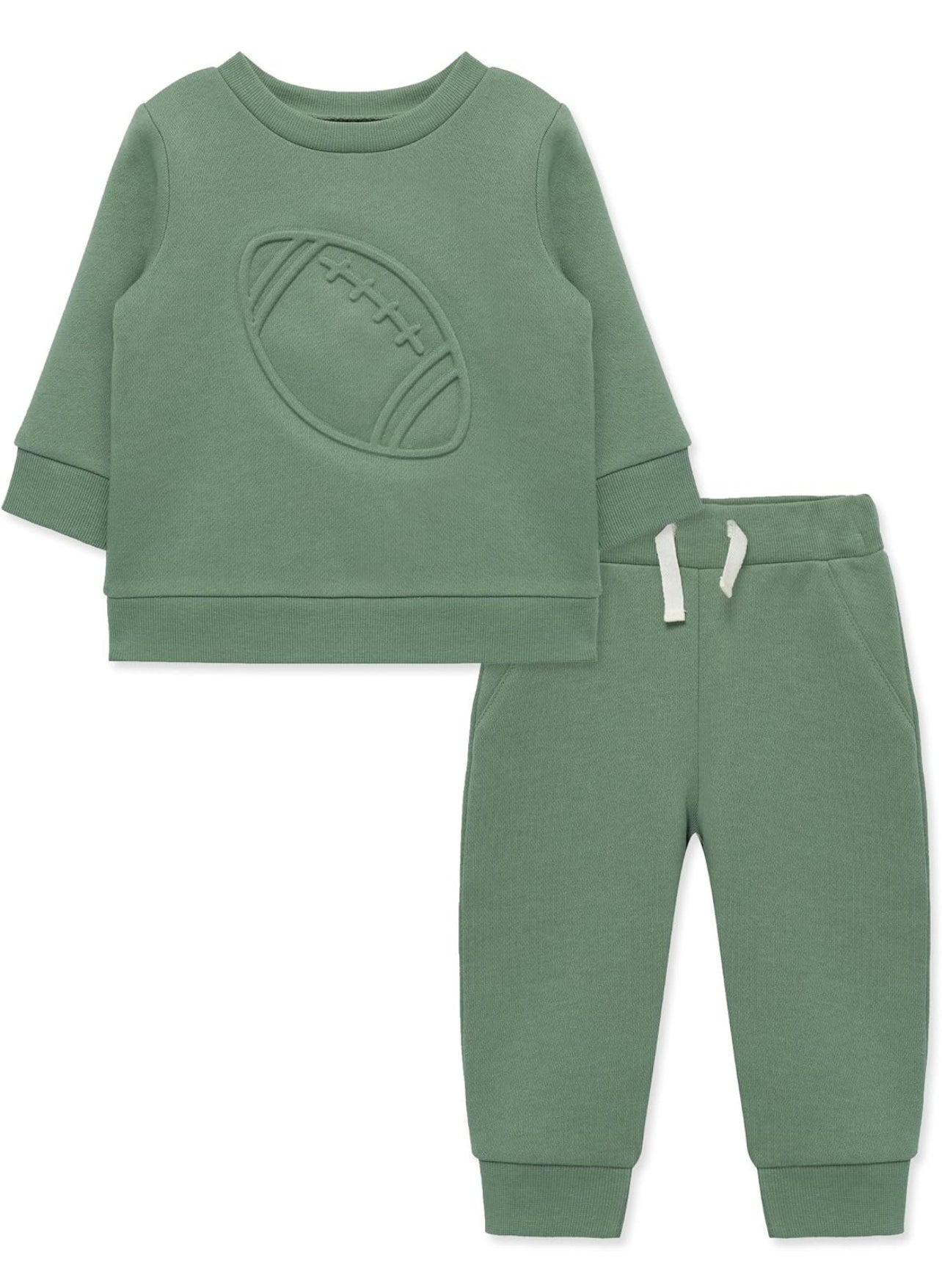 Little Me Football Sweatshirt Set