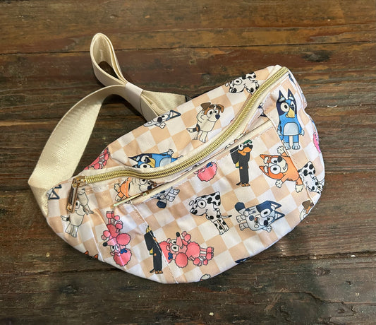 Blue Pup Belt Bag