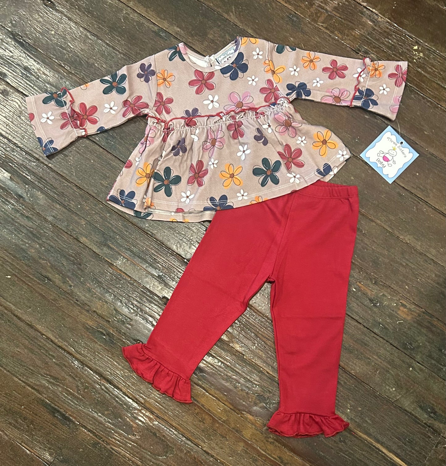 Three Sisters Presley Set - Cinnamon Floral