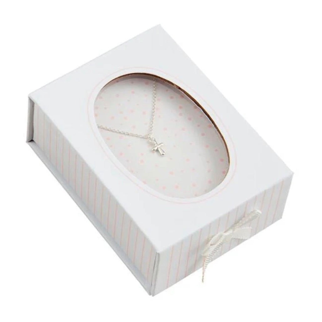 Mudpie Child Boxed Cross Necklace