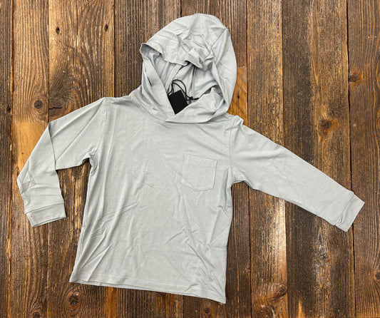 Meripex Pastel Blue / Grey Lightweight Hoodie