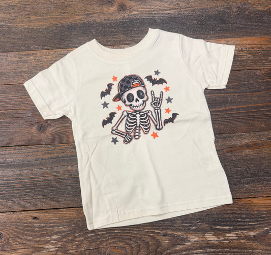 Skater Boy Skeleton Tee