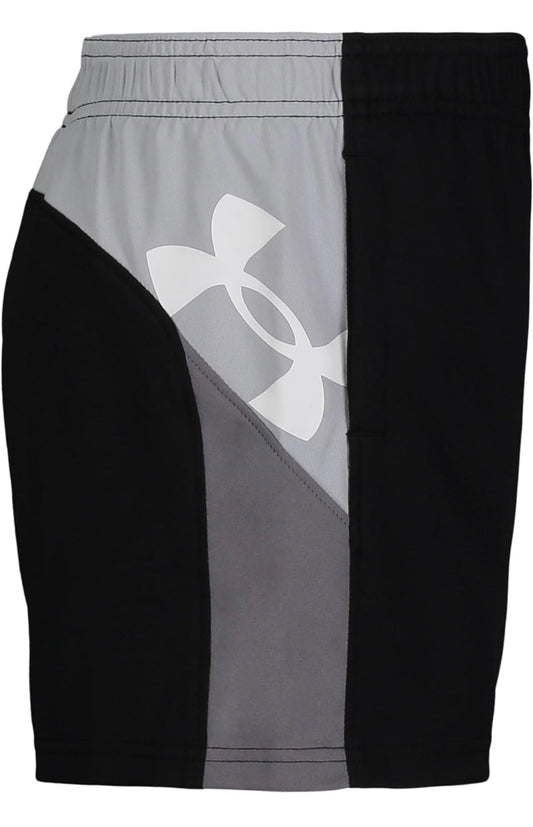 Under Armour Black & Grey Logo Shorts